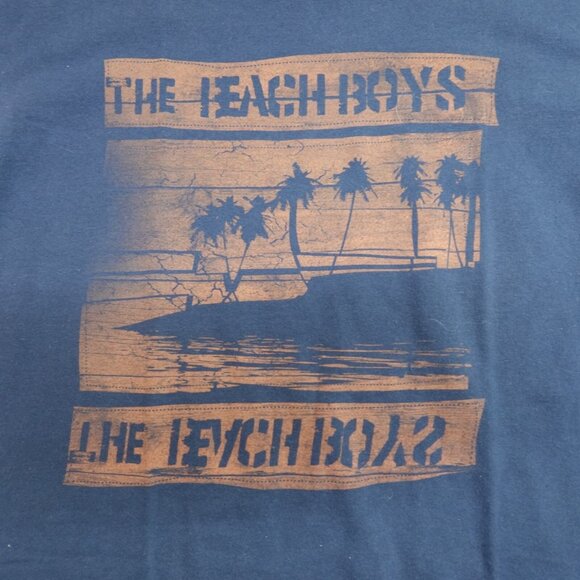 The Beach Boys Schirt Small Blue Concert Tour Double Sided - Picture 2 of 6